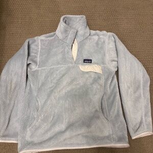 Patagonia Women’s Soft Blue Turtleneck Sweater
